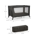 KINDERKRAFT Utazóágy Joy Light grey