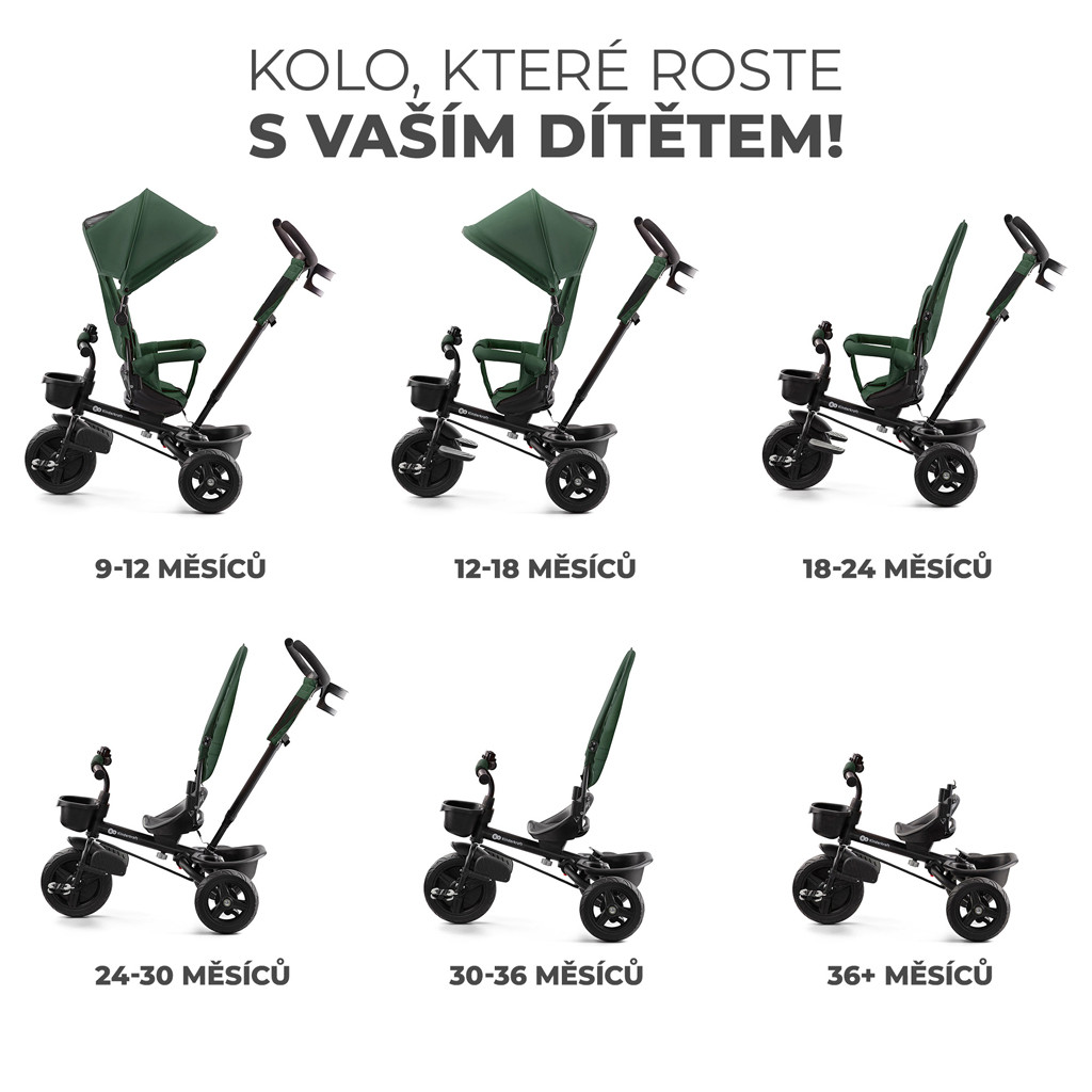 KINDERKRAFT tricikli Aveo Mistic Green