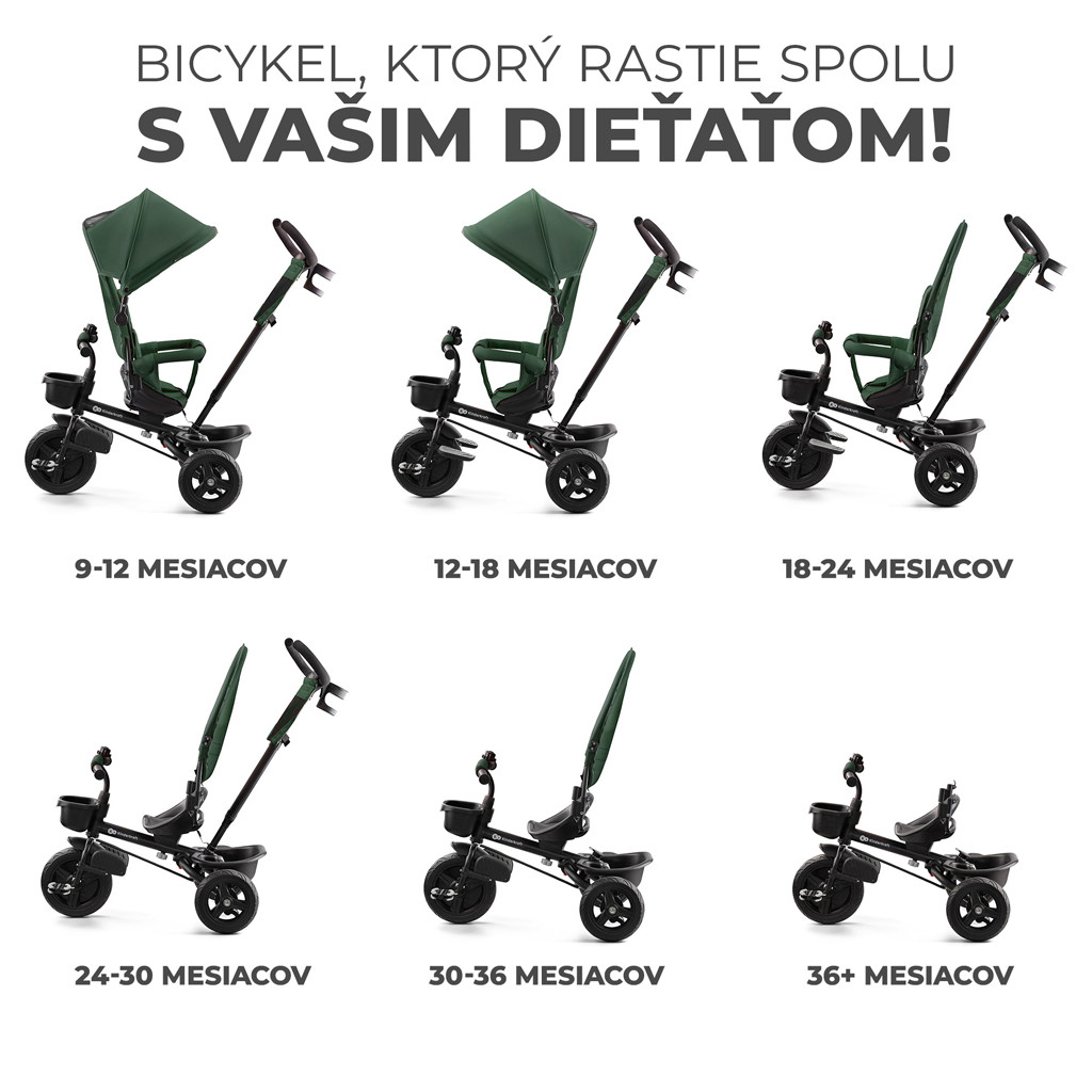 KINDERKRAFT tricikli Aveo Mistic Green