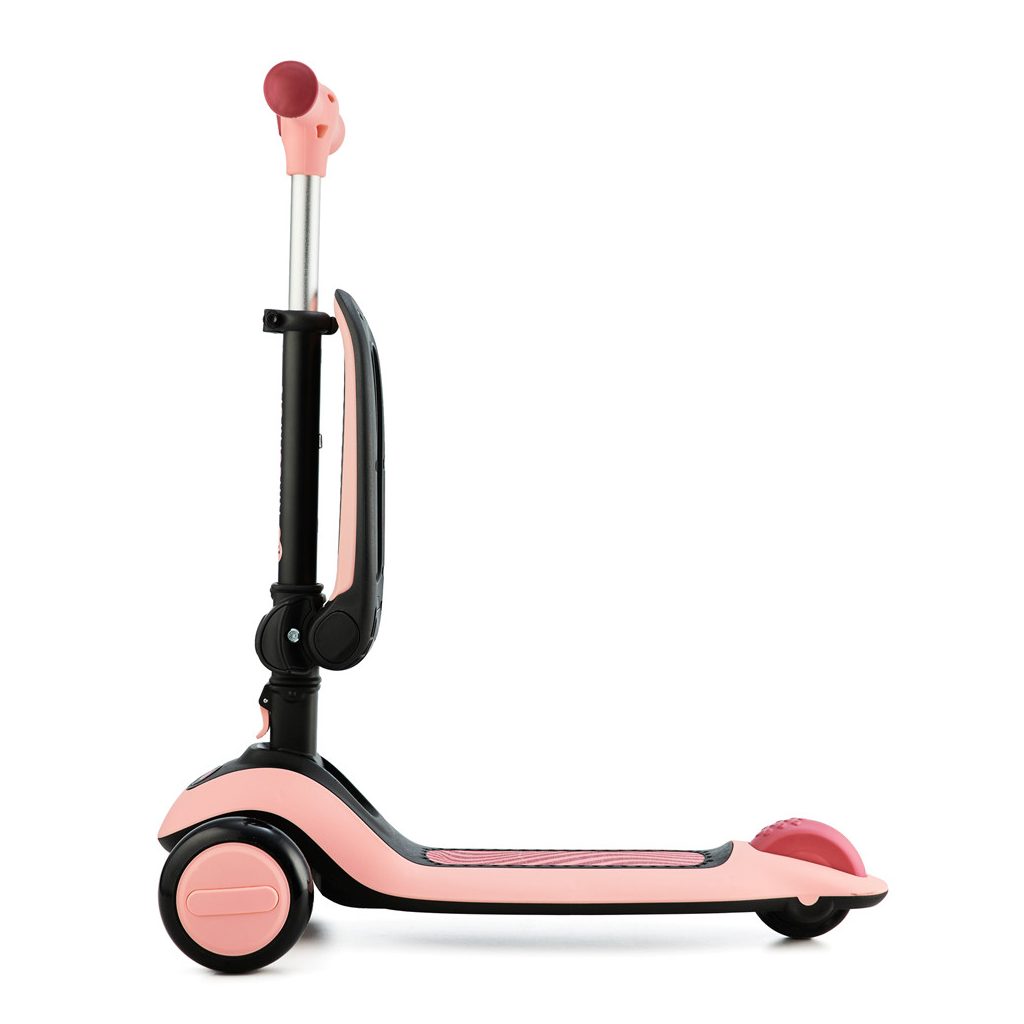 KINDERKRAFT Futóbicikli és roller 2 az 1-ben Halley Rose pink