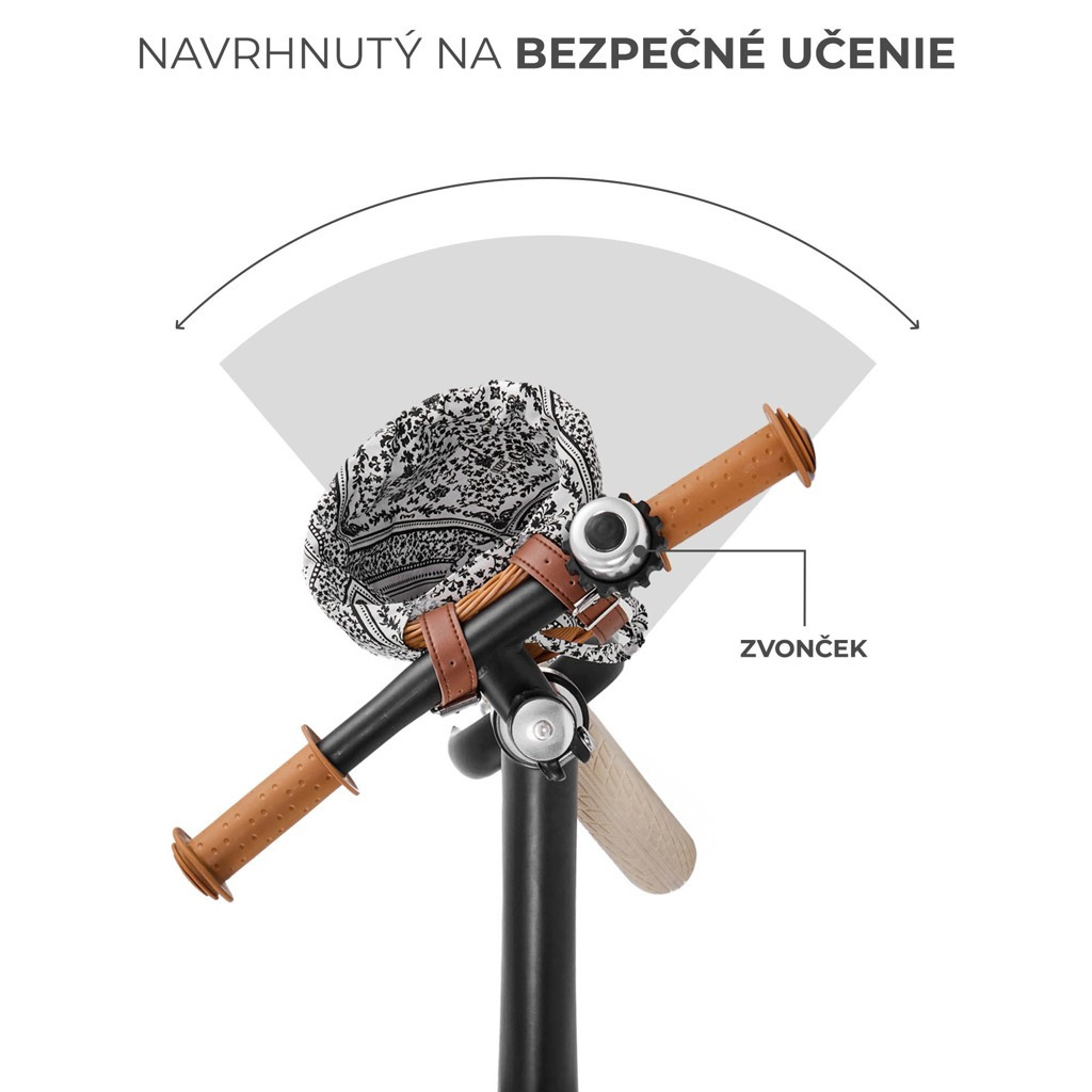 KINDERKRAFT Rapid 2 Lunar Black Bizuu futóbicikli