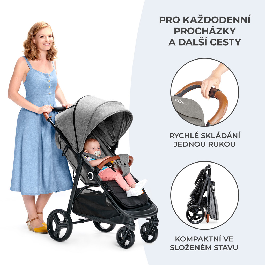 KINDERKRAFT Sport babakocsi Grande Plus Pink
