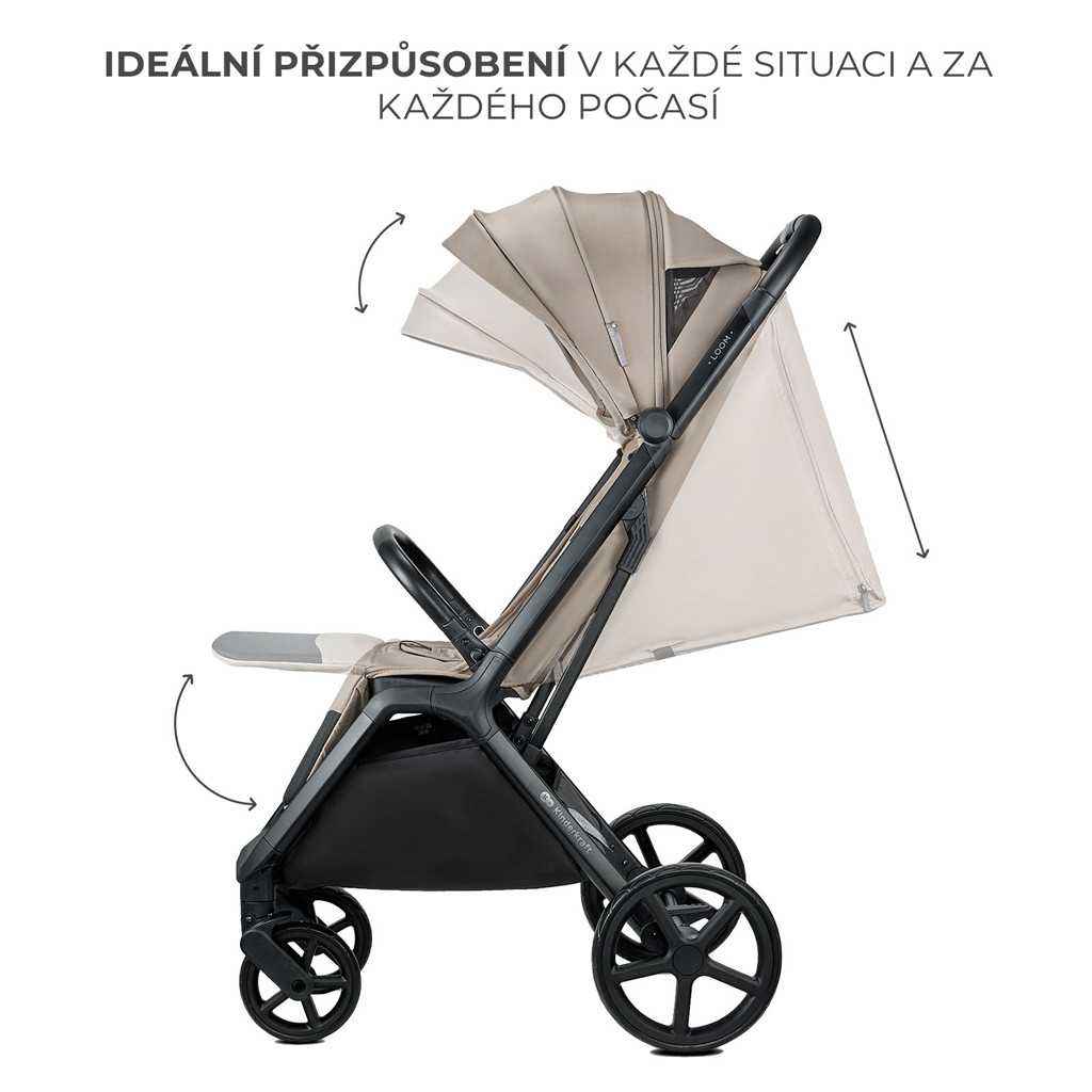KINDERKRAFT Sport babakocsi Loom Beige