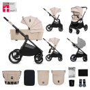 KINDERKRAFT Kombinált babakocsi Nea 2 2 az 1-ben Dune Whisper Bizuu