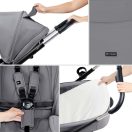 KINDERKRAFT Kombinált babakocsi Nea 2 2in1 Platinum Grey