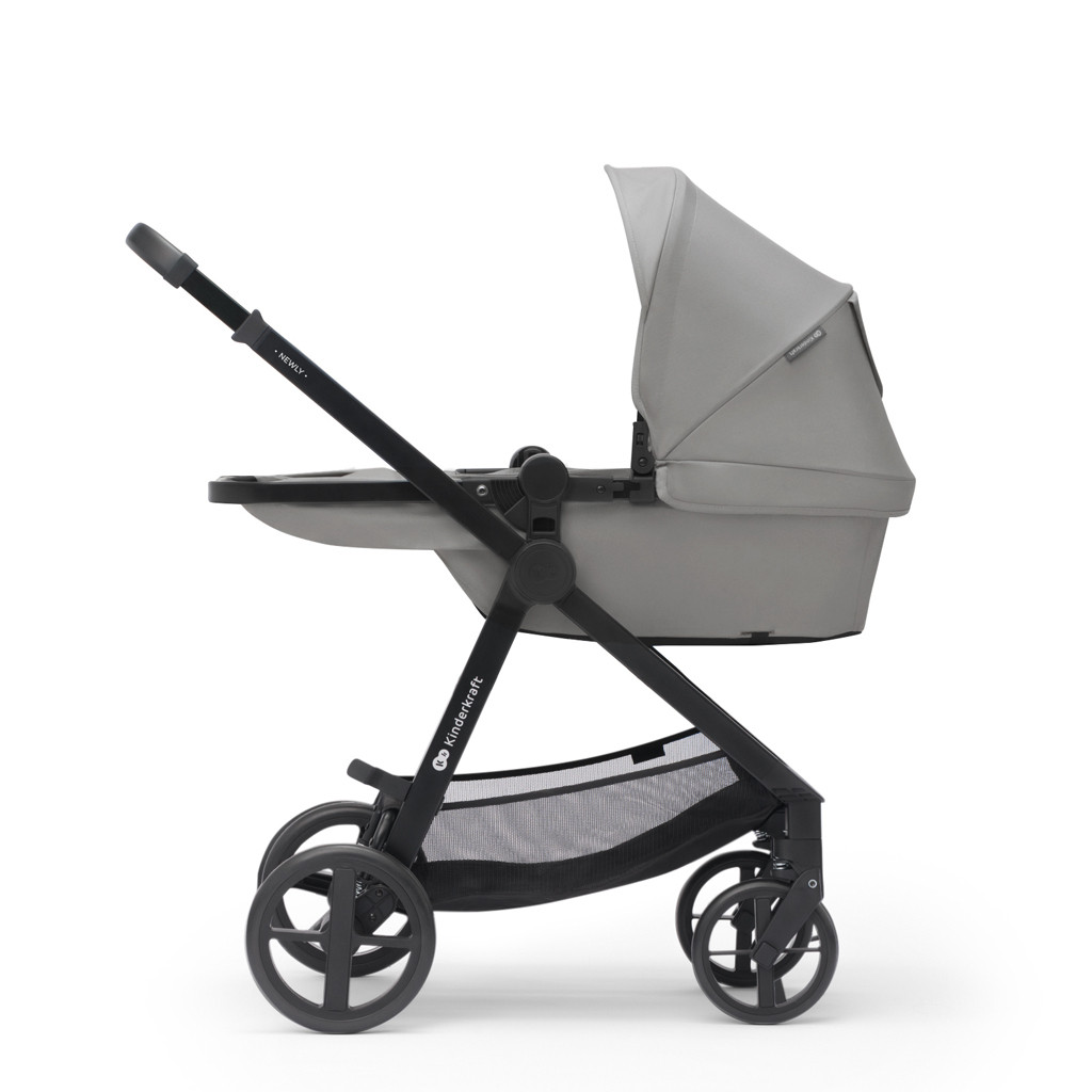 KINDERKRAFT Babakocsi kombinált 3 az 1-ben Newly Moonlight grey + Mink PRO