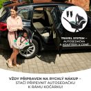 KINDERKRAFT Babakocsi kombinált 4 az 1-ben Newly Classic Grey + Mink PRO