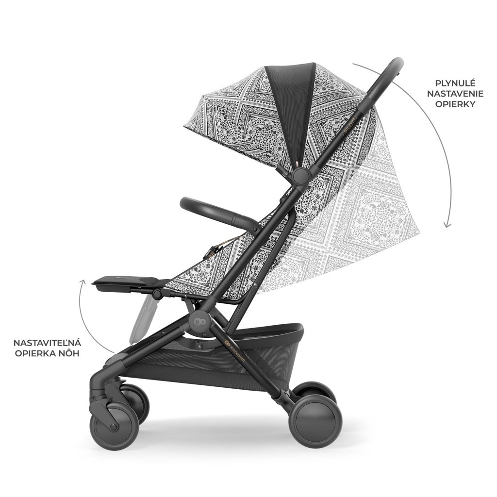 KINDERKRAFT Sport babakocsi Pilot 2 Lunar Black Bizuu