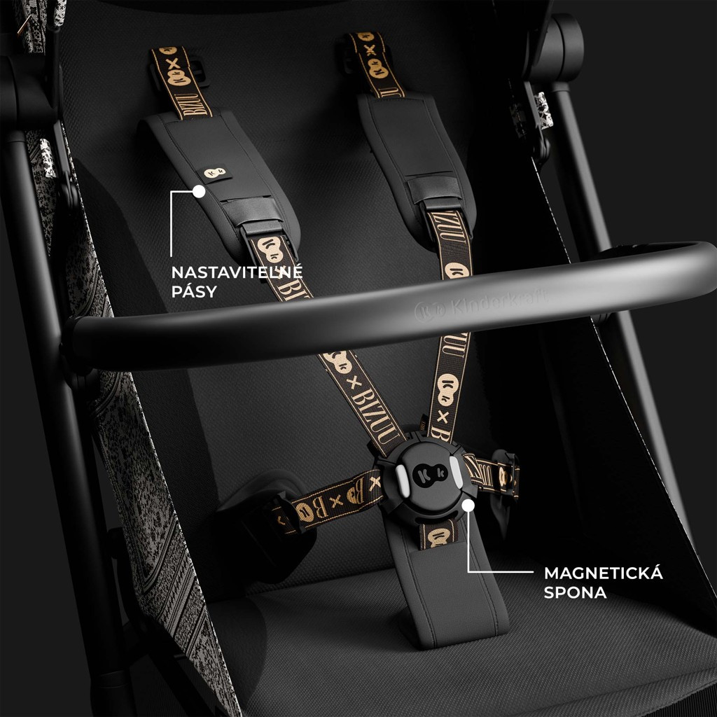 KINDERKRAFT Sport babakocsi Pilot 2 Lunar Black Bizuu