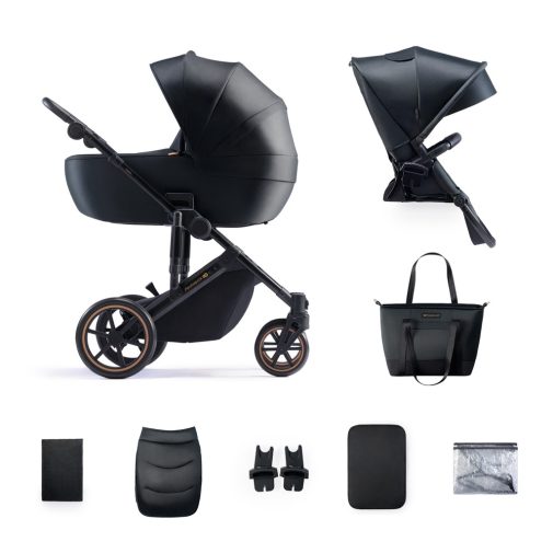 KINDERKRAFT Babakocsi kombinált 2 az 1-ben Prime 2 Black