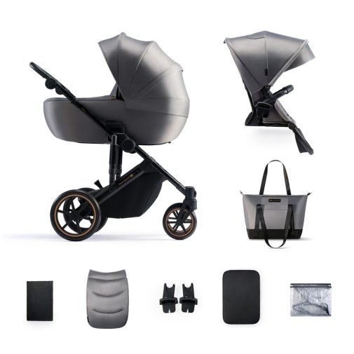 KINDERKRAFT Babakocsi kombinált 2 az 1-ben Prime 2 Grey