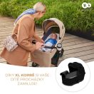 KINDERKRAFT SELECT Yoxi 2v1 Pure Black kombinált babakocsi