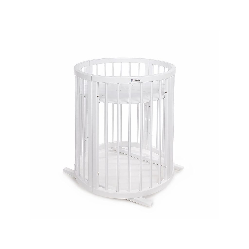 MIMIKO Kerek babaágy 9 az 1-ben Round White