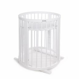 MIMIKO Kerek babaágy 9 az 1-ben Round White