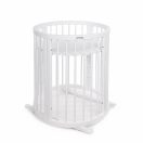 MIMIKO Kerek babaágy 9 az 1-ben Round White