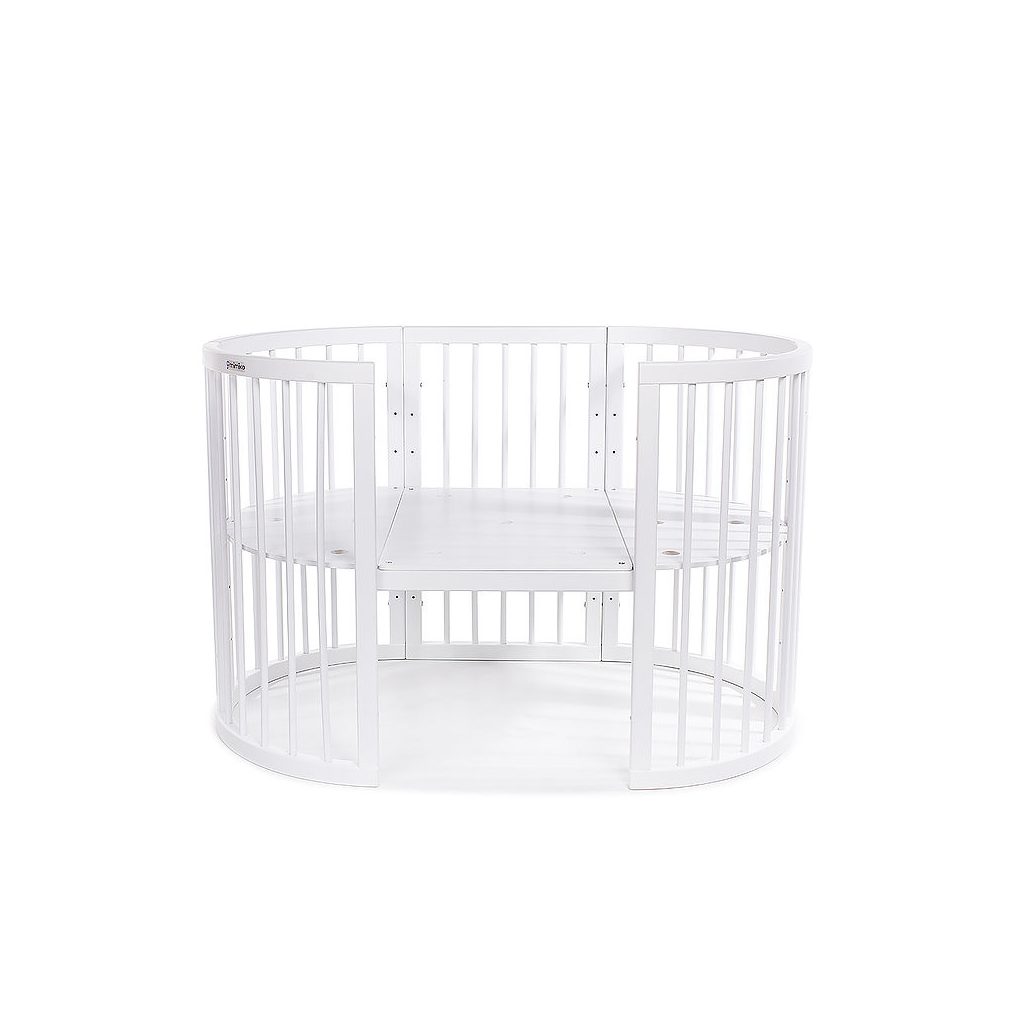 MIMIKO Kerek babaágy 9 az 1-ben Round White