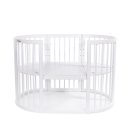 MIMIKO Kerek babaágy 9 az 1-ben Round White