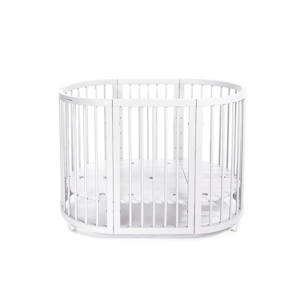 MIMIKO Kerek babaágy 9 az 1-ben Round White