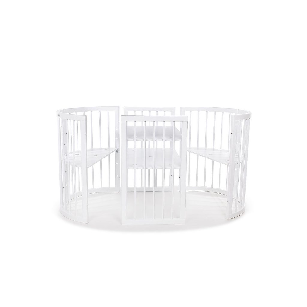 MIMIKO Kerek babaágy 9 az 1-ben Round White