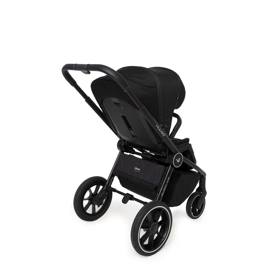 MUUVO Kombinált babakocsi Quick 4.0 Classic black szett 2in1