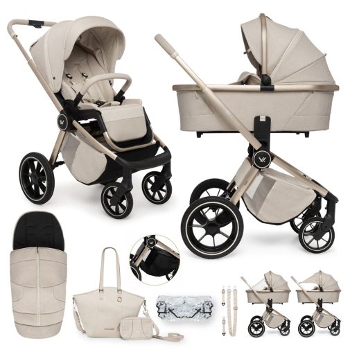 MUUVO  Kombinált babakocsi  Quick Boho Beige szett 2in1