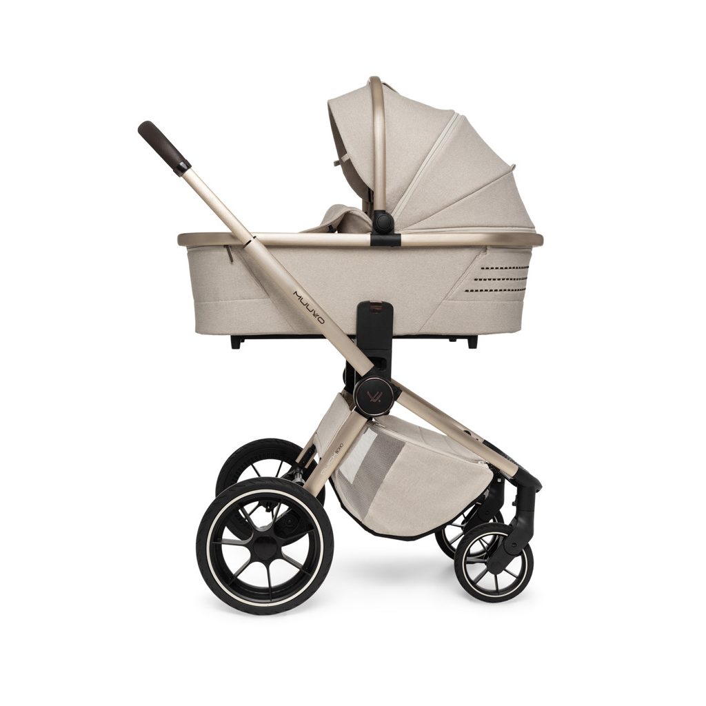 MUUVO  Kombinált babakocsi Quick Boho Brown szett 2in1