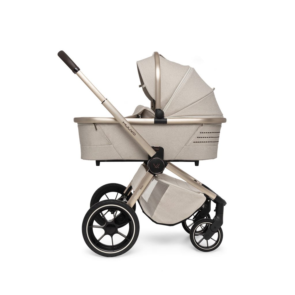 MUUVO  Kombinált babakocsi Quick Boho Brown szett 2in1