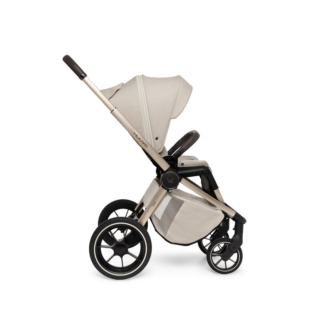 MUUVO  Kombinált babakocsi Quick Boho Brown szett 2in1