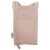 EKO Pamut füles Žínka Cat Rose pink 20x15 cm