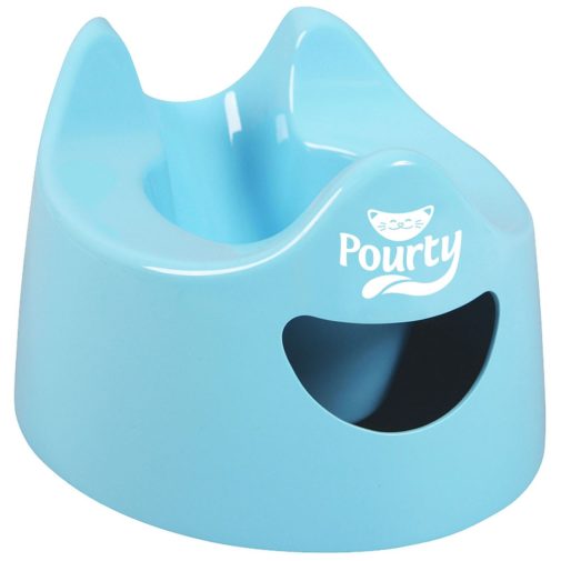 POURTY Könnyen kiöntethető éjszakai bili Blue
