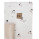 EKO Takaró pamut kétoldalas bársonyos alátéttel Cherry 100x80cm