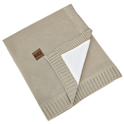 EKO Bambusz takaró szőrme béléssel Beige 100x80 cm