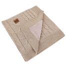 EKO Kasmír takaró szőrme béléssel Beige 100x80 cm