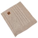 EKO Kasmír takaró szőrme béléssel Beige 100x80 cm