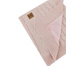 EKO Kasmír takaró szőrme béléssel Rose Pink 100x80 cm