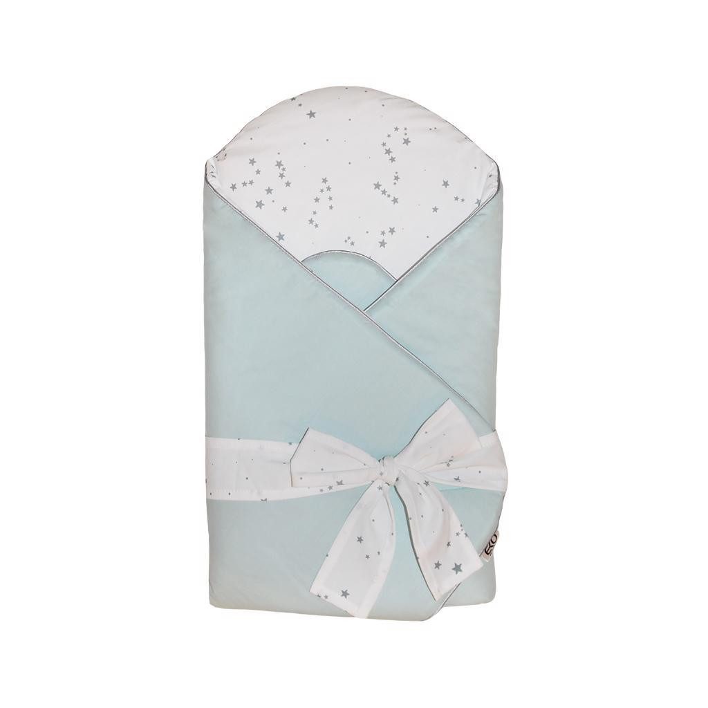 EKO Babatakaró pamut nyomtatással és kókusz belsővel Mentol