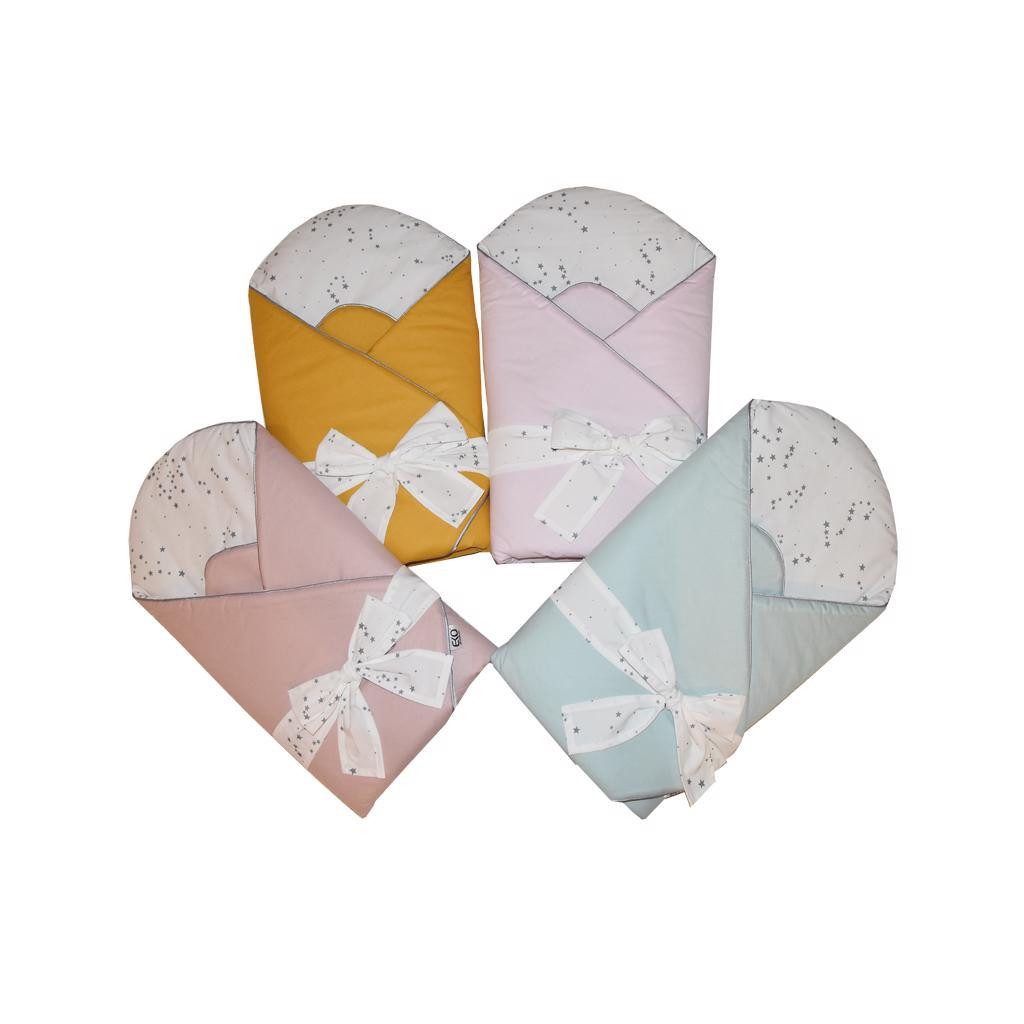 EKO Babatakaró pamut nyomtatással és kókusz belsővel Mentol