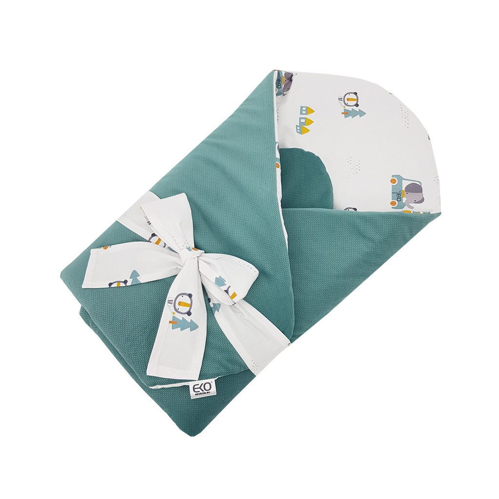 EKO Babatakaró pamutból velúrral és kókusz belsővel, Cars masnival 75x75cm