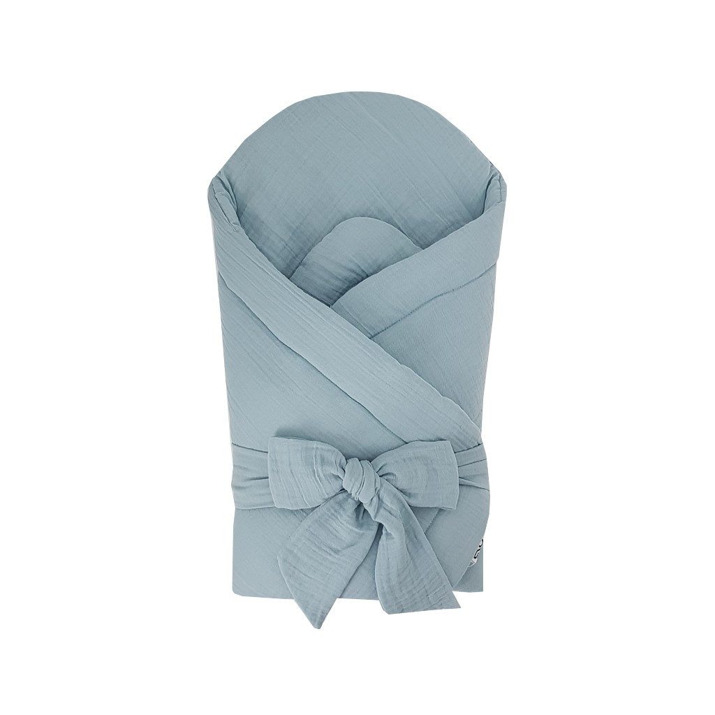 EKO Muszlin pólya merevítés nélkül Kék 75x75 cm