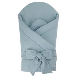 EKO Muszlin pólya merevítés nélkül Kék 75x75 cm