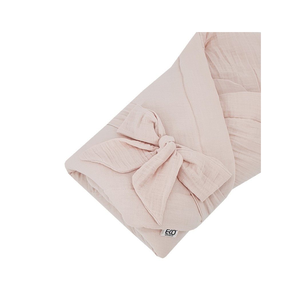 EKO Muszlin pólya megerősítés nélkül Powder pink 75x75 cm