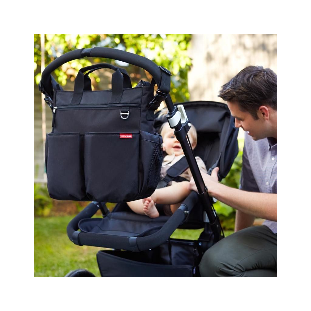 SKIP HOP Duo Signature pelenkázótáska fekete