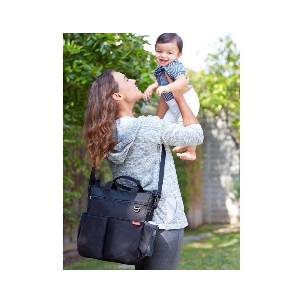 SKIP HOP Duo Signature pelenkázótáska fekete