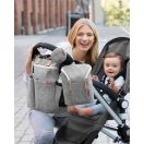 SKIP HOP Duo Signature pelenkázótáska szürke melírozott