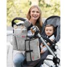 SKIP HOP Duo Signature pelenkázótáska szürke melírozott