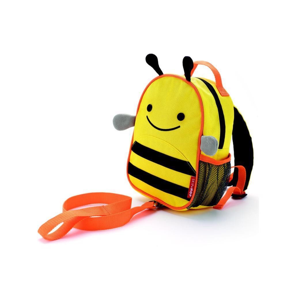 SKIP HOP Zoo Hátizsák biztonsági pórázzal Méhecske 1év+