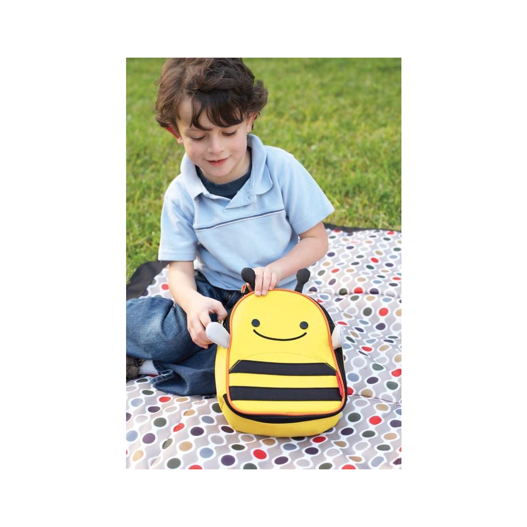 SKIP HOP Zoo Hátizsák biztonsági pórázzal Méhecske 1év+