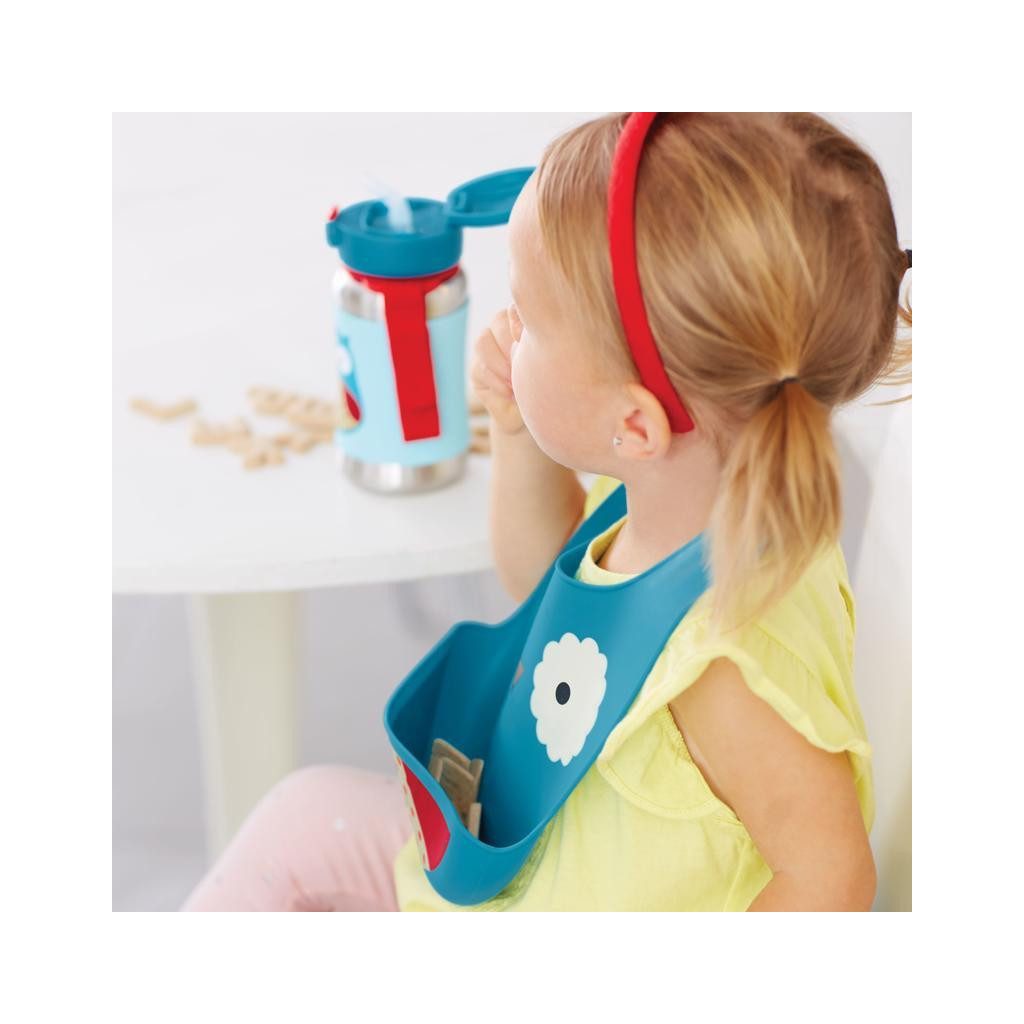 SKIP HOP Zoo Állatos szilikon előke Bagoly 6h+