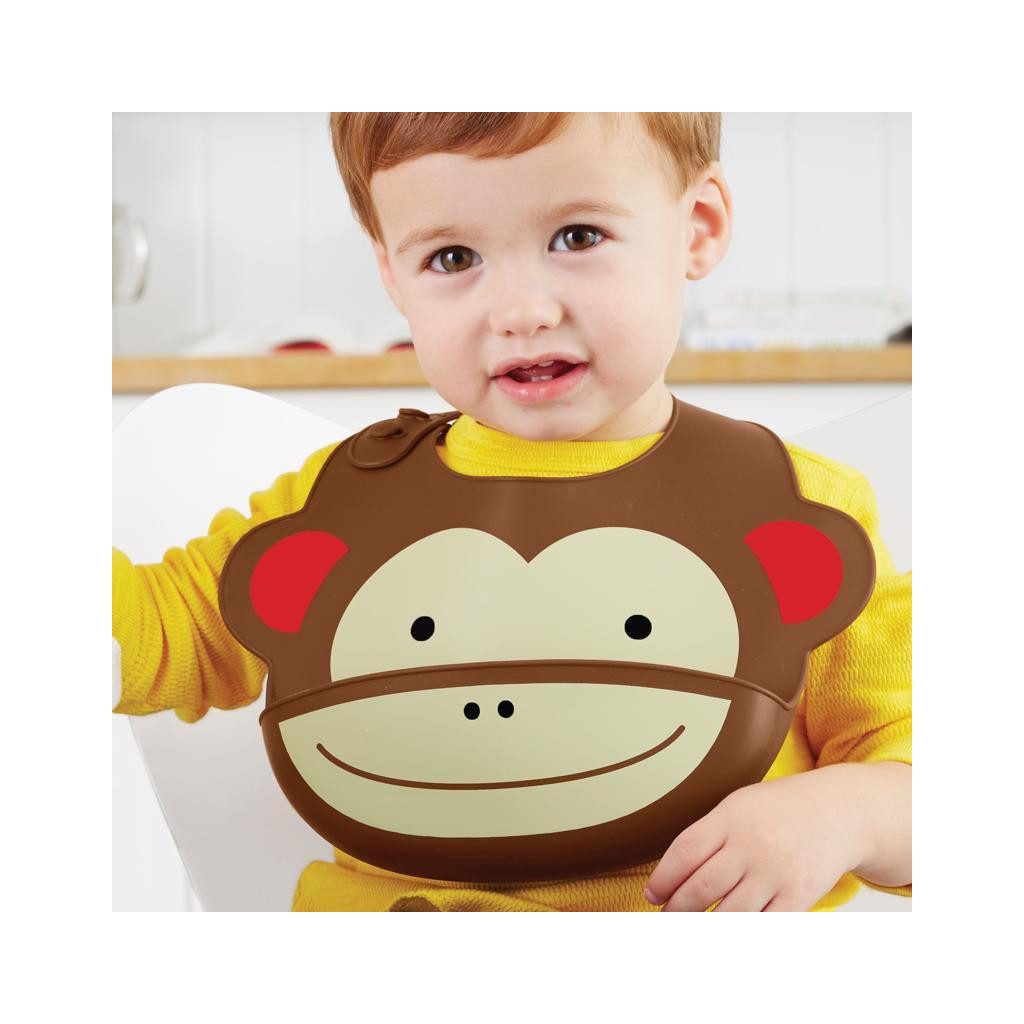 SKIP HOP Zoo Bryndák szilikon Majom 6h+