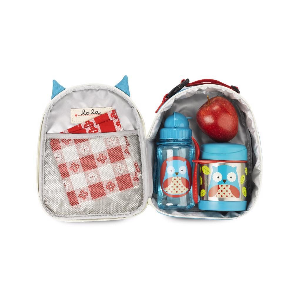 SKIP HOP Zoo Termosz ételtartó kanállal/villával Bagoly 325 ml, 3év+